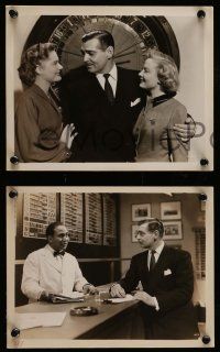 5x831 ANY NUMBER CAN PLAY 3 8x10 stills '49 Clark Gable, Alexis Smith, Totter, gambling!