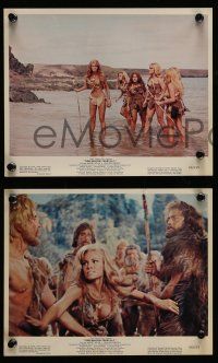 5x077 ONE MILLION YEARS B.C. 3 color 8x10 stills '66 images of sexy cavewoman Raquel Welch!