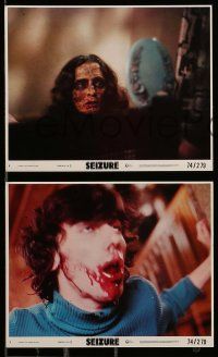 5x023 SEIZURE 8 8x10 mini LCs '74 Oliver Stone's directorial debut, Jonathan Frid!