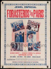 5y022 COHENS & THE KELLYS IN PARIS Argentinean '30s George Sidney, McDonald & sexy Sue Carol!