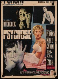 5y040 PSYCHO Belgian '60 sexy half-dressed Janet Leigh, Anthony Perkins, Hitchcock!