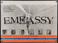 5y246 EMBASSY British quad '72 English Richard Roundtree, Chuck Connors, cool different images!