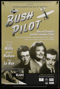 5y068 BUSH PILOT Canadian 1sh R90s great images of Jack La Rue, Rochelle Hudson!