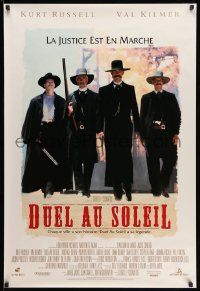 5y077 TOMBSTONE Canadian 1sh '93 Kurt Russell as Wyatt Earp, Val Kilmer as Doc Holliday!