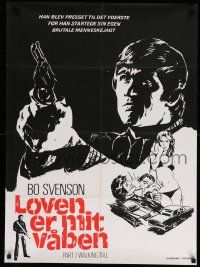 5y698 PART 2 WALKING TALL Danish '76 Bo Svenson in his role as Buford Pusser!