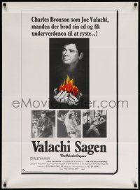 5y729 VALACHI PAPERS Danish '73 directed by Terence Young, Charles Bronson in the mob!