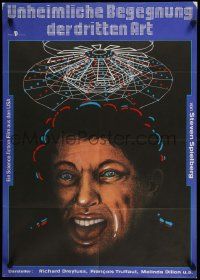 5y111 CLOSE ENCOUNTERS OF THE THIRD KIND East German 23x32 '84 Spielberg sci-fi classic!