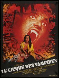 5y537 VAMPIRE CIRCUS French 23x31 '72 Hammer horror, the greatest blood-show on Earth!