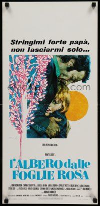 5y366 TREE WITH PINK LEAVES Italian locandina '74 artwork of top stars by Ermanno Iaia!