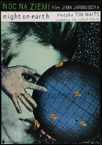 5y854 NIGHT ON EARTH Polish 27x38 '92 directed by Jim Jarmusch, Winona Ryder & Gena Rowlands!