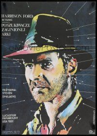 5y739 RAIDERS OF THE LOST ARK signed signed limited edition Polish '15 by artist Lakomski, 3/50!