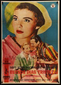 5y055 BONJOUR TRISTESSE Spanish '62 directed by Otto Preminger, great different images!