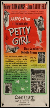 5y207 PETTY GIRL Swedish stolpe '51 best different images of sexiest Joan Caulfield!