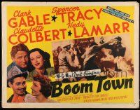 5z552 BOOM TOWN style B 1/2sh R46 Clark Gable, Spencer Tracy, Claudette Colbert, Hedy Lamarr!