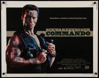 5z583 COMMANDO 1/2sh '85 Arnold Schwarzenegger, Alyssa Milano, Rae Dawn Chong