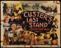 5z592 CUSTER'S LAST STAND 1/2sh '36 based on historical events leading up to the battle!
