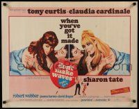 5z609 DON'T MAKE WAVES 1/2sh '67 Tony Curtis with super sexy Sharon Tate & Claudia Cardinale!