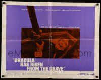 5z611 DRACULA HAS RISEN FROM THE GRAVE 1/2sh '69 Hammer, vampire Christopher Lee!