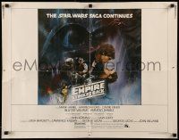 5z619 EMPIRE STRIKES BACK int'l 1/2sh '80 classic Gone With The Wind style art by Roger Kastel!