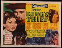5z710 KING'S THIEF style A 1/2sh '55 Ann Blyth, Edmund Purdom, David Niven, George Sanders!