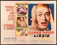 5z732 LIZZIE style B 1/2sh '57 Eleanor Parker is a female Jekyll & Hyde, which was her real self?