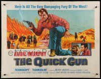 5z812 QUICK GUN 1/2sh '64 cowboy Audie Murphy in the raw rampaging fury of the West!