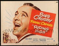5z830 RIDING HIGH style B 1/2sh '50 art of Bing Crosby dancing down the street, Frank Capra!