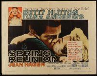 5z916 SPRING REUNION style B 1/2sh '57 Betty Hutton hungered for a man of her own, Dana Andrews!