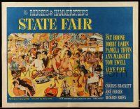 5z922 STATE FAIR 1/2sh '62 Pat Boone, Ann-Margret, Rodgers & Hammerstein musical!