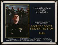 5z947 TAPS 1/2sh '81 Harold Becker, Timothy Hutton, image of cadets with guns!