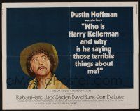 5z987 WHO IS HARRY KELLERMAN 1/2sh '71 Dustin Hoffman in cowboy hat wants to know!