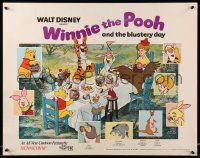 5z992 WINNIE THE POOH & THE BLUSTERY DAY 1/2sh '69 A.A. Milne, Tigger, Piglet, Eeyore!