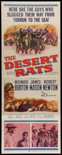 5z113 DESERT RATS insert '53 Richard Burton leads Australian & New Zealand soldiers against Nazis!