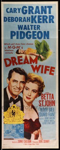 5z120 DREAM WIFE insert '53 does gay bachelor Cary Grant choose Deborah Kerr or Betta St. John!