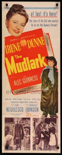 5z275 MUDLARK insert '51 beautiful Irene Dunne as Queen Victoria of England!
