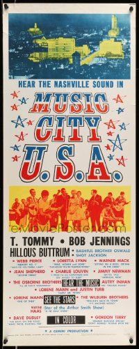 5z277 MUSIC CITY U.S.A. insert '66 Loretta Lynn, country western music in Nashville!
