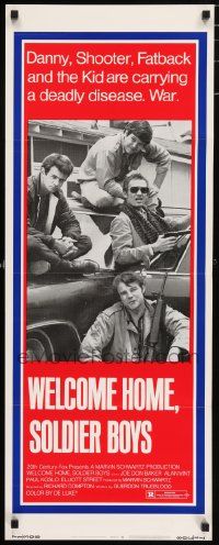 5z483 WELCOME HOME SOLDIER BOYS insert '71 Joe Don Baker, Green Berets return from Vietnam!