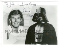 6a087 DAVID PROWSE signed 8x10 REPRO still '80s by David Prowse, as Darth Vader & as himself!