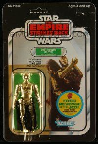6a413 EMPIRE STRIKES BACK Kenner action figure '82 C-3PO from 48 figure set in original package!
