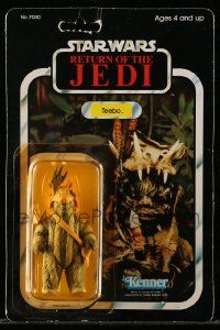 6a432 RETURN OF THE JEDI Kenner action figure '83 Teebo from 77 figure set, in original package!