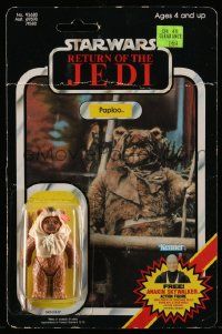 6a435 RETURN OF THE JEDI Kenner action figure '84 Paploo the Ewok from 79 figure set!