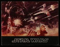 6a160 STAR WARS souvenir program book 1977 George Lucas classic, Jung art!