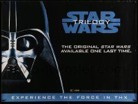 6a040 STAR WARS TRILOGY video half subway '95 George Lucas directed classics, Darth Vader!