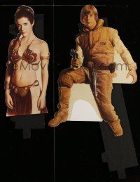 6a044 STAR WARS TRILOGY standee '97 41-piece die-cut 3-dimensional display with all characters!