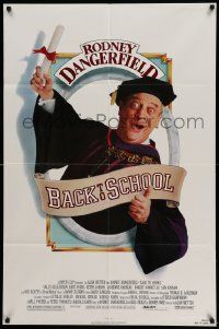6b082 BACK TO SCHOOL 1sh '86 Rodney Dangerfield goes to college with his son, great image and rare!
