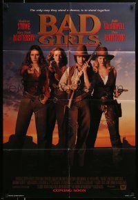 6b083 BAD GIRLS style A int'l advance DS 1sh '94 Barrymore, Stowe, Masterson & MacDowell!