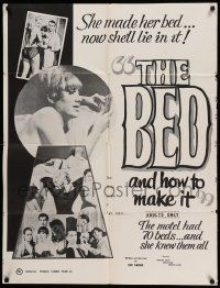 6b093 BED & HOW TO MAKE IT 1sh '66 Francine Ashley, Judson Todd, Patricia McNair, Barbara Kemp!
