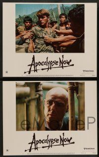 6c047 APOCALYPSE NOW 8 LCs '79 Coppola, Marlon Brando, Robert Duvall, Martin Sheen!