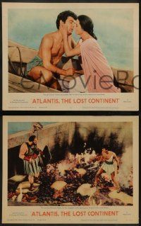 6c635 ATLANTIS THE LOST CONTINENT 5 LCs '61 George Pal sci-fi, captives turned into slaves!
