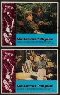 6c779 BEGUILED 3 LCs '71 Clint Eastwood & Geraldine Page, directed by Don Siegel!